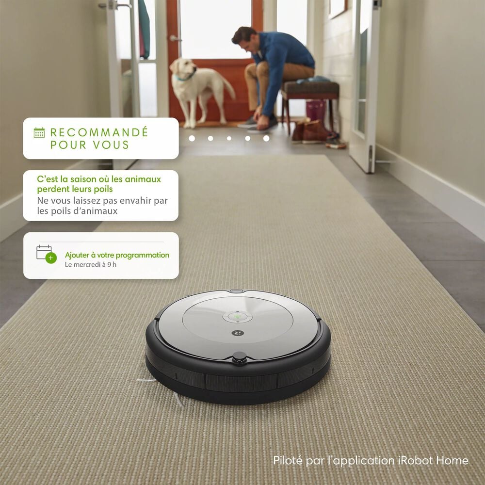 iRobot® Roomba® i1 - Aspirateur robot, idéal pour les poils d