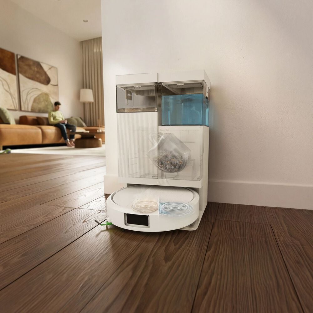 Base enti&egrave;rement autonome avec lavage et s&eacute;chage &agrave; chaud des lingettes