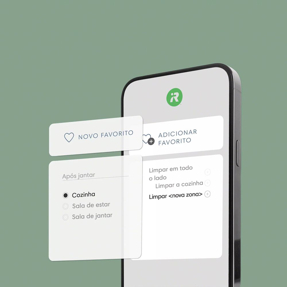 Aplica&ccedil;&atilde;o iRobot Home f&aacute;cil de utilizar