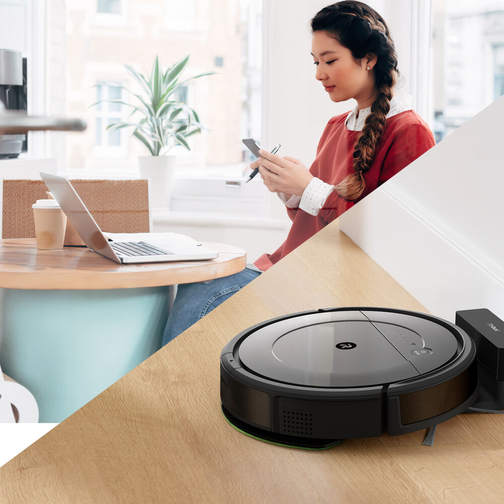 iRobot Aspirateur Robot et Laveur de sols Roomba Combo connecté Via Wi-FI  avec Plusieurs Modes de Nettoyage - Aspiration puissante - Lavage Quotidien  - Suggestions personnalisées : : Cuisine et Maison