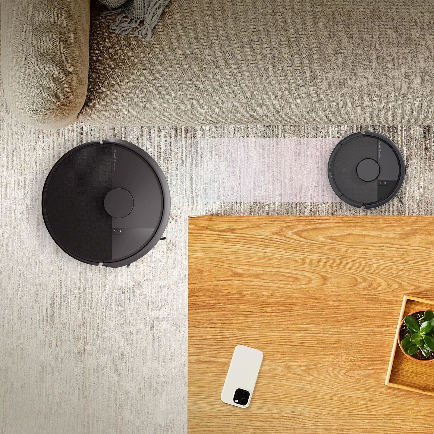 Roomba® Mini Robot Vacuum & Mop + AutoEmpty™ Dock - White