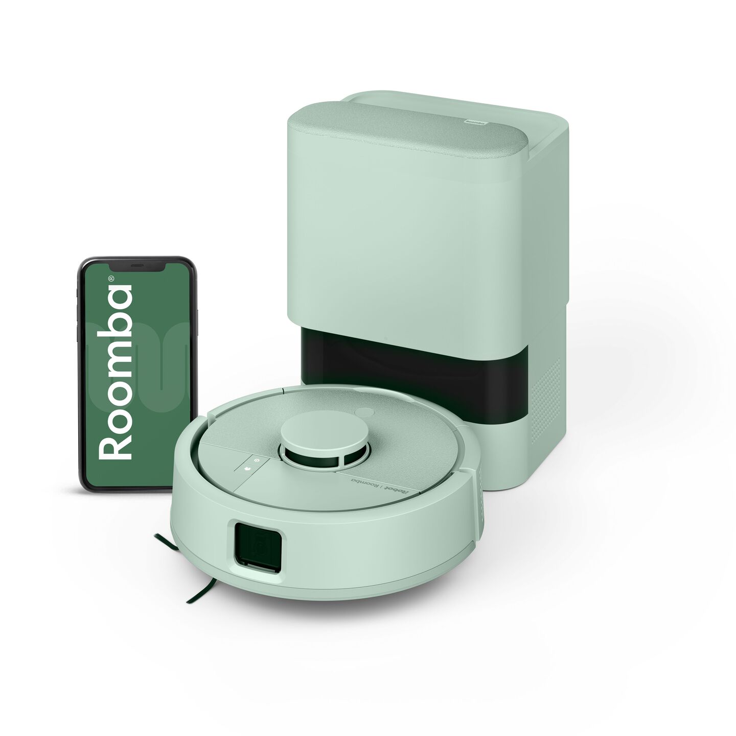 Roomba&reg;&nbsp;Mini robot aspirateur et laveur + base AutoEmpty&trade; &mdash; Rose