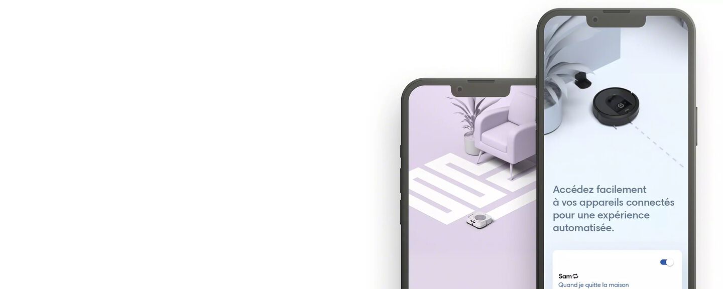 Contr&ocirc;lez tout avec l&rsquo;application iRobot&nbsp;Home