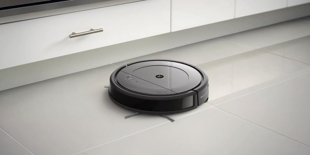 Un Roomba nettoyant un sol