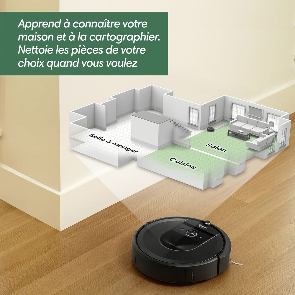 iRobot Braava Jet m6 (6113) – Robot ultime – Connecté au Wi-Fi, jet de  pulvérisation de précision, cartographie intelligente, compatible avec  Alexa, idéal pour plusieurs pièces, recharge et CV, graphite : :  Maison