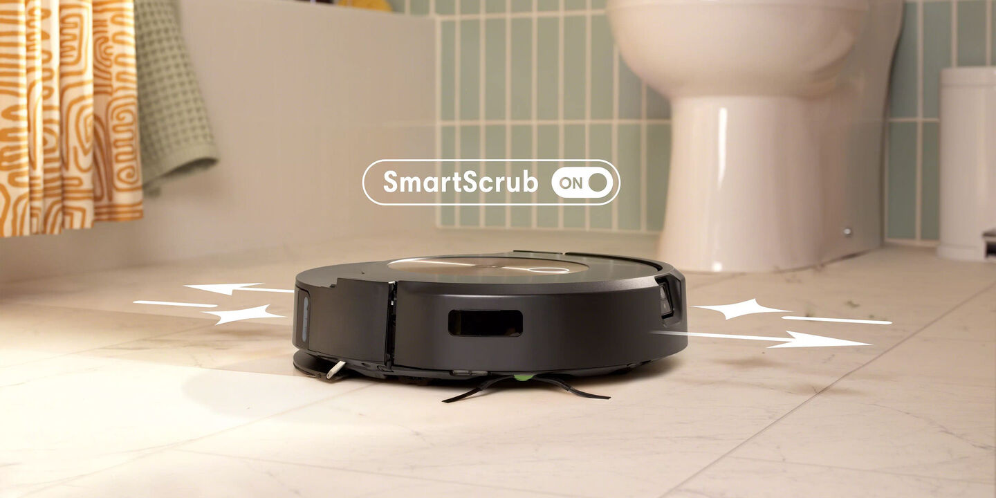SmartScrub lave efficacement d&rsquo;avant en arri&egrave;re avec un frottement 2x plus puissant*