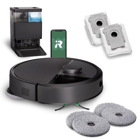 Robot Roomba&reg; Plus&nbsp;405 Combo + base AutoWash&trade; - Noir + en plus Accessoires