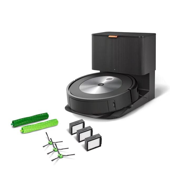 Roomba&reg; j7+ Saugroboter mit WLAN-Verbindung und automatischer Entleerung & Nachf&uuml;llpack, , large image number 0