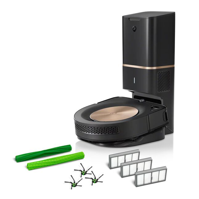 Aspirateur robot avec système d’autovidage Roomba® s9+ & kit de remplacement
