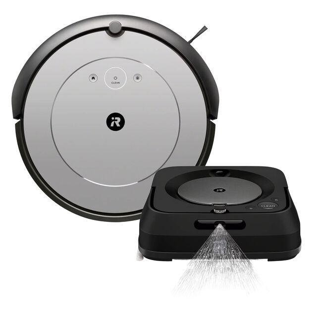 Roomba® i1-robotstofzuiger & Braava jet® m6-dweilrobot