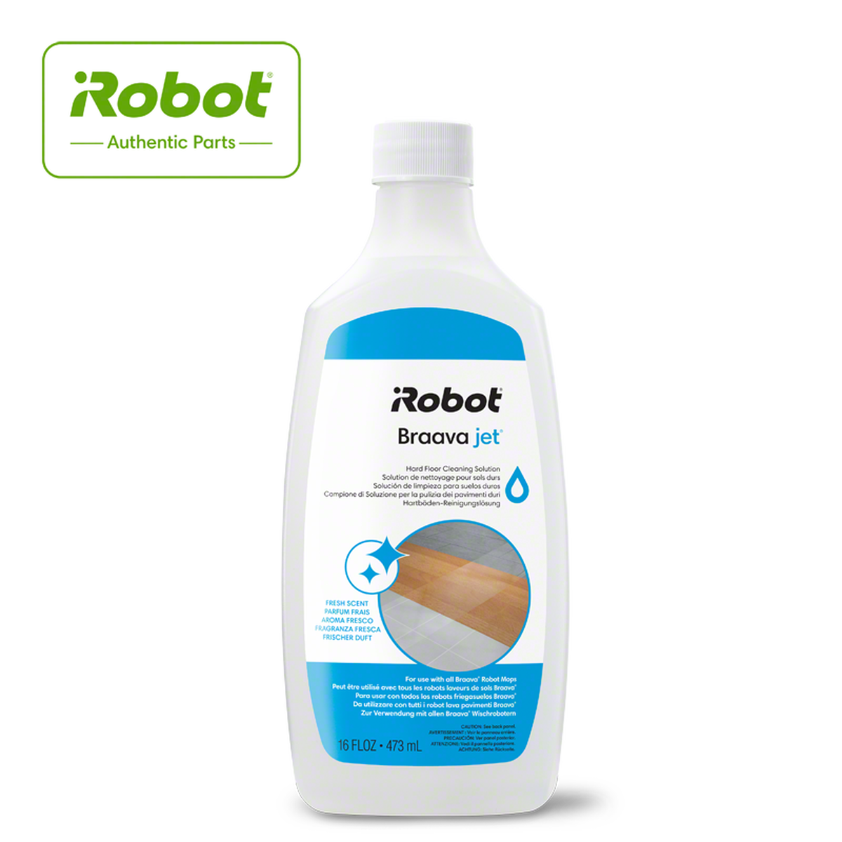 Aspirateur robot IROBOT Roomba Combo J7+ et 2 flacons de nettoyage