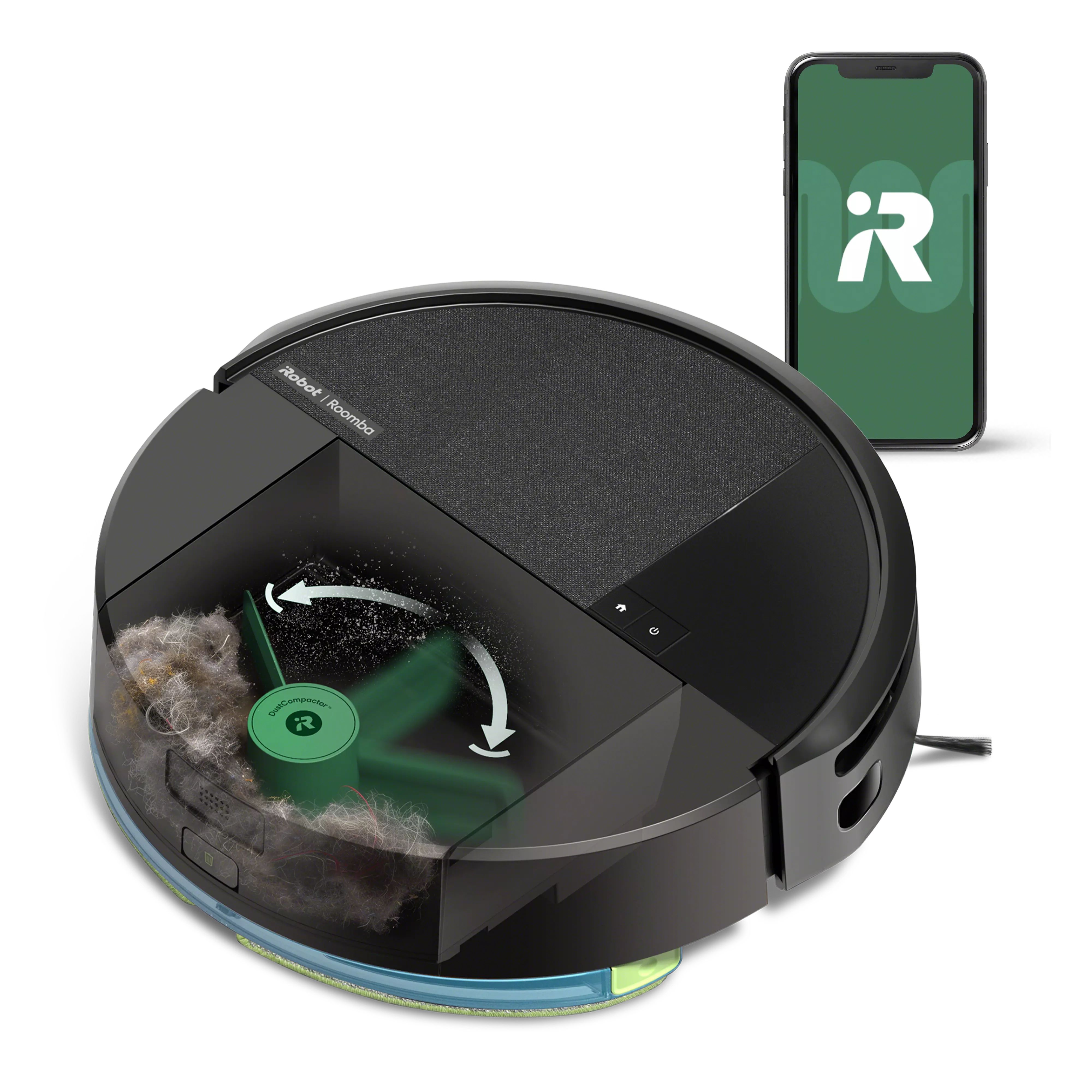 Robot Roomba® 205 DustCompactor™ Combo - Noir