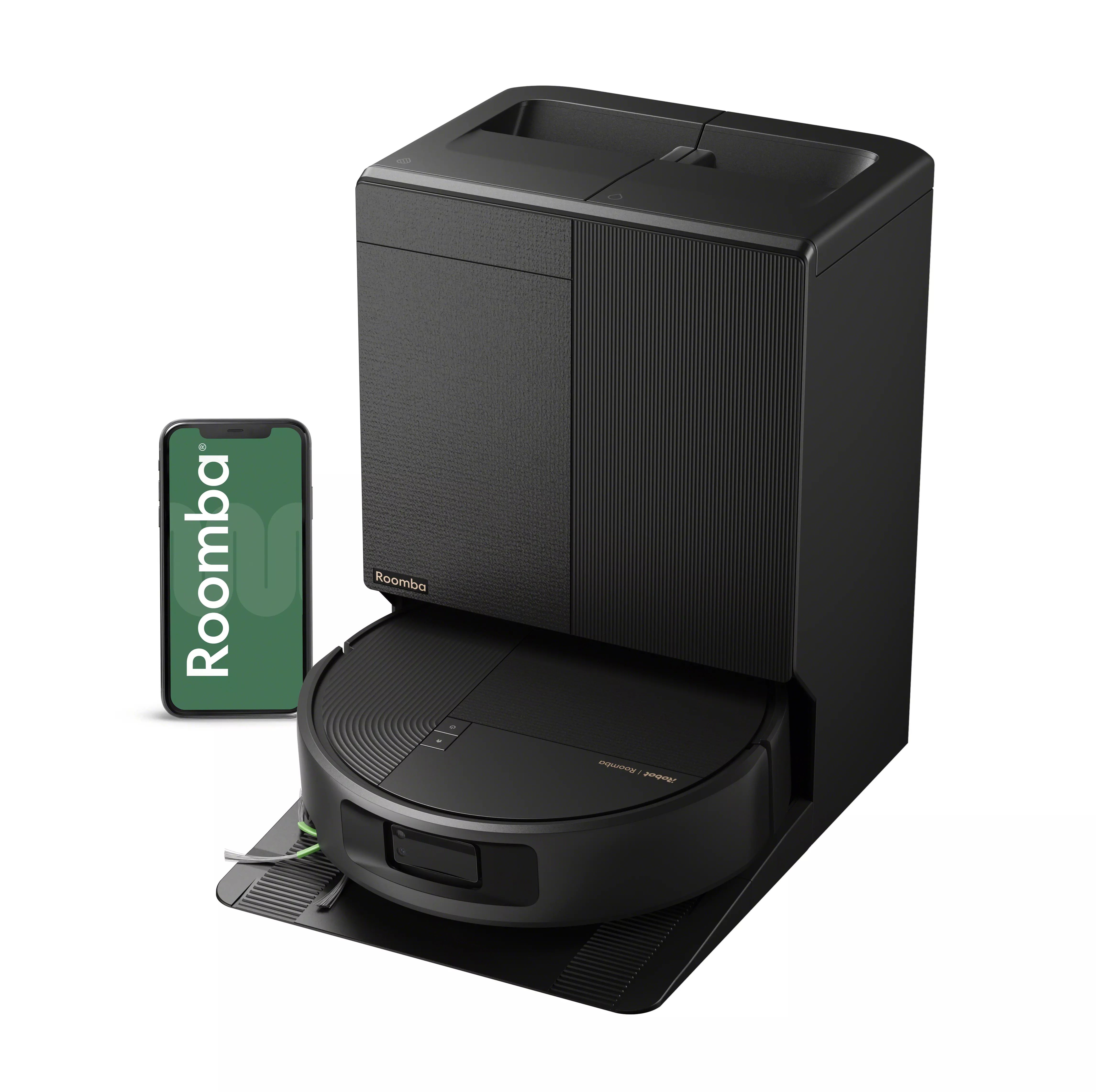 Robot Roomba Plus 675 Combo + base AutoWash | Noir | iRobot